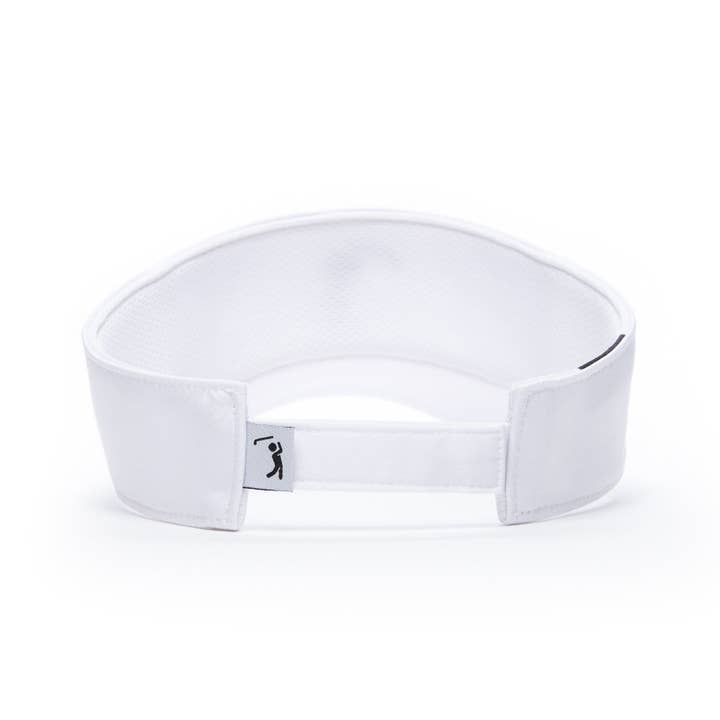 Bogey Bros Golf Co - Wholesale Visor - Unisex - Bogeyman White/Black - Visor3
