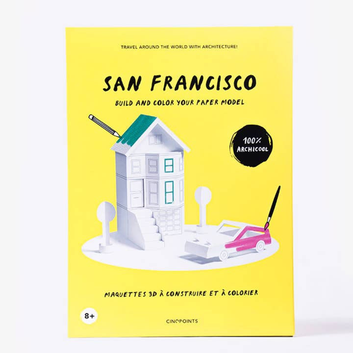 3D Papercraft - SAN FRANCISCO MODEL by Cinqpoints for wholesale by Today is Art Day