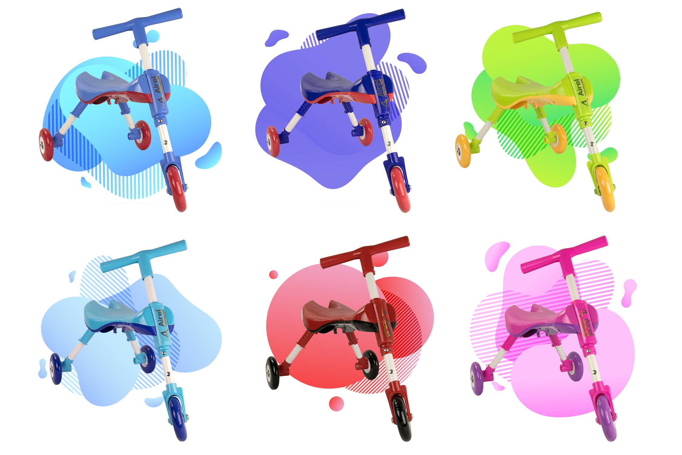 Airel - Wholesale Bike/Scooter - Kids - Airel Tricycle Without Pedals From 1 To 3 Years Old15