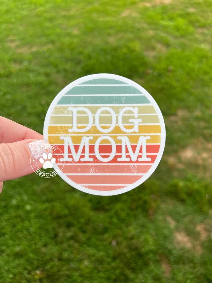 hund mor, hund mor klistermærke, hund mor klistermærker, hund mor decals for engroshandel hos Rowdy Rescues
