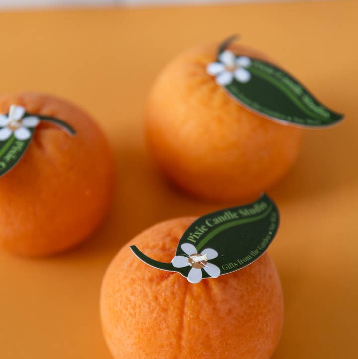 Pixie Candle Studio - Wholesale Novelty Candle - Orange Fruit Candle