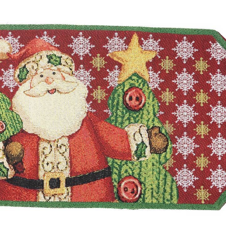 Tache Home Fashion - Wholesale Table Runner - Tache Christmas Tapestry Santa Claus Table Runners 151916