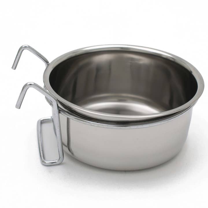 Coupe Coop en acier inoxydable avec crochet pour la vente par QT Dog, LLC