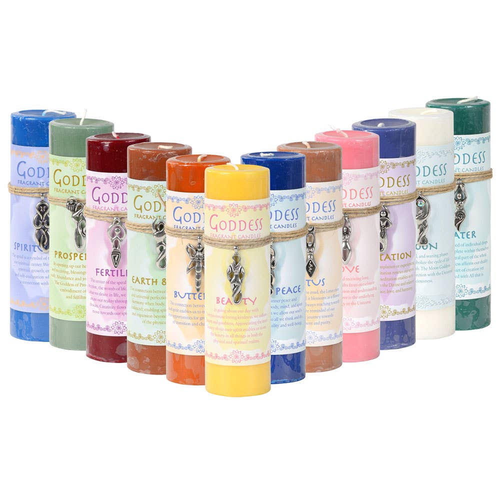 Benjamin International - Wholesale Votive Candle - Goddess Pewter Pendant Candles5