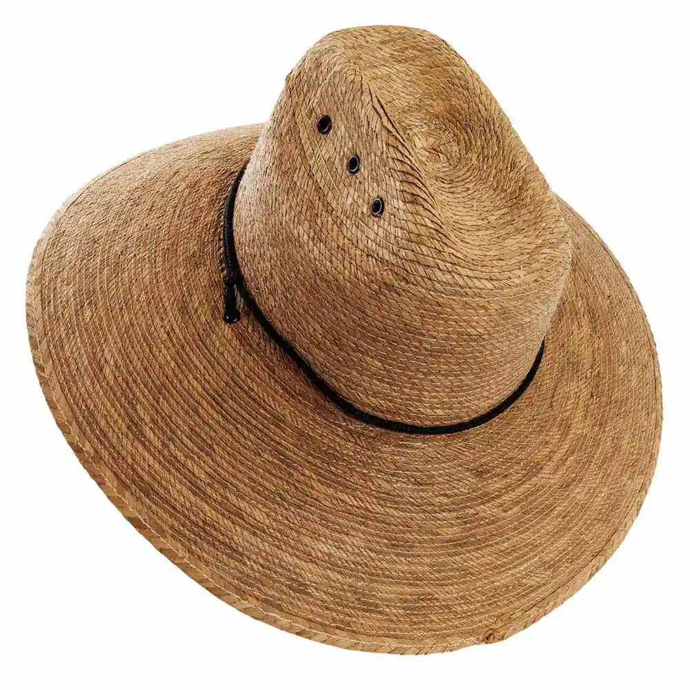 American Hat Makers - Wholesale Straw Hat - Unisex - Mexican Palm Lifeguard Sun Hat - Style Marlin13
