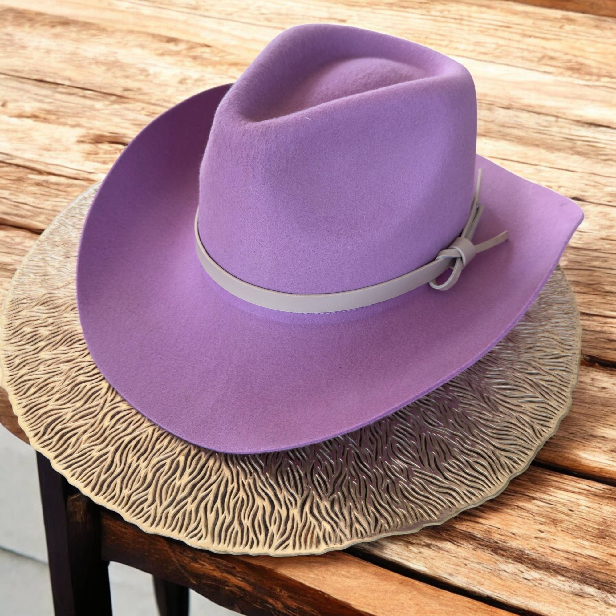 Bella Betty - Vente Chapeau de cowboy – femme - Chapeau de cowboy en laine australienne de qualité supérieure avec bande en cuir11