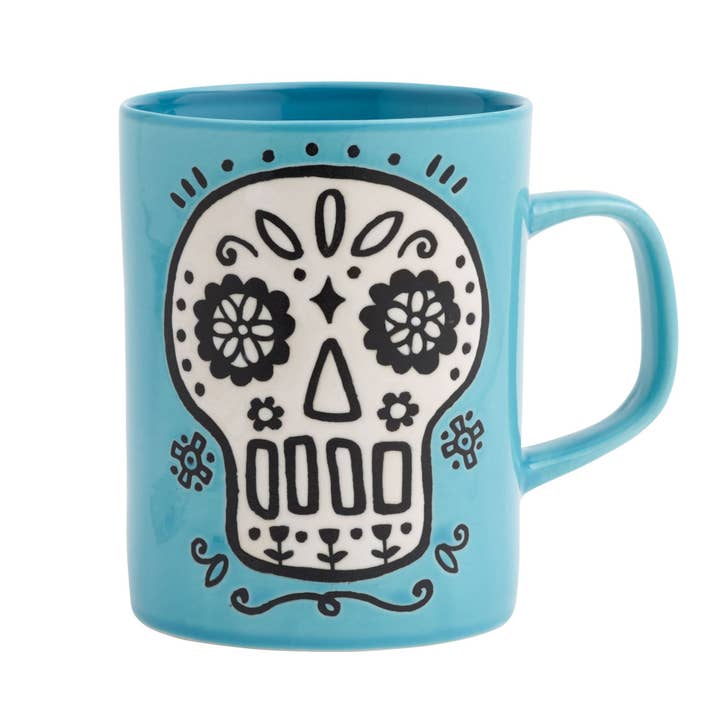 Living Goods by Ore’ Originals - Wholesale Coffee Mug - Cuppa Color Mug | Blue Skull