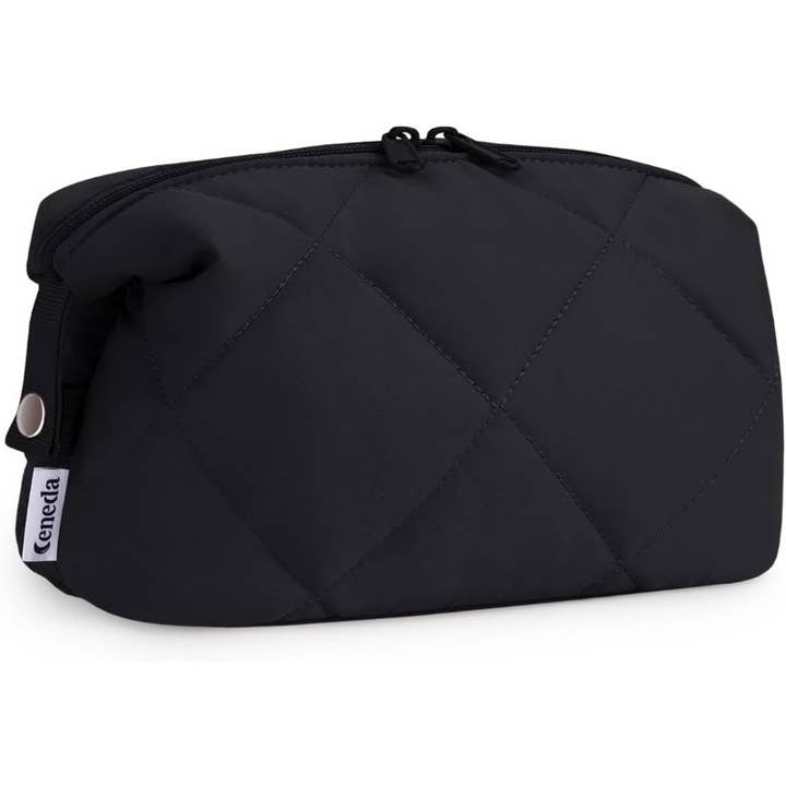 Ceneda Puffy Padded Makeup Bag Travel Toiletry Bag Makeup for wholesale by NARWEY INC