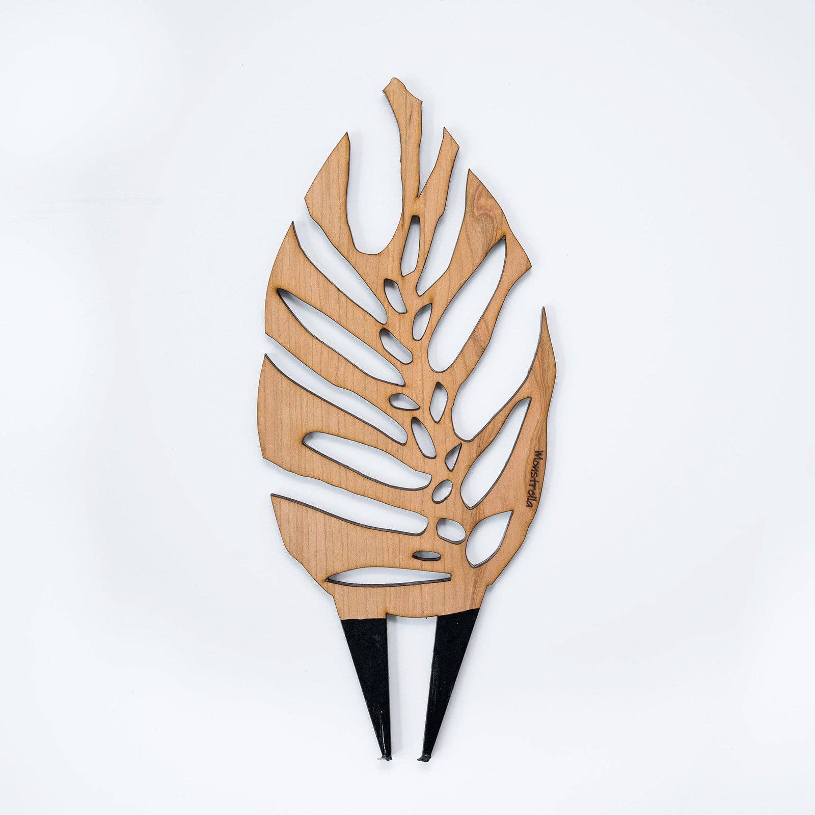 Treleaf - Vente Treillis - Monstrella - Treillis en bois en forme de feuille pour plantes d'intérieur1