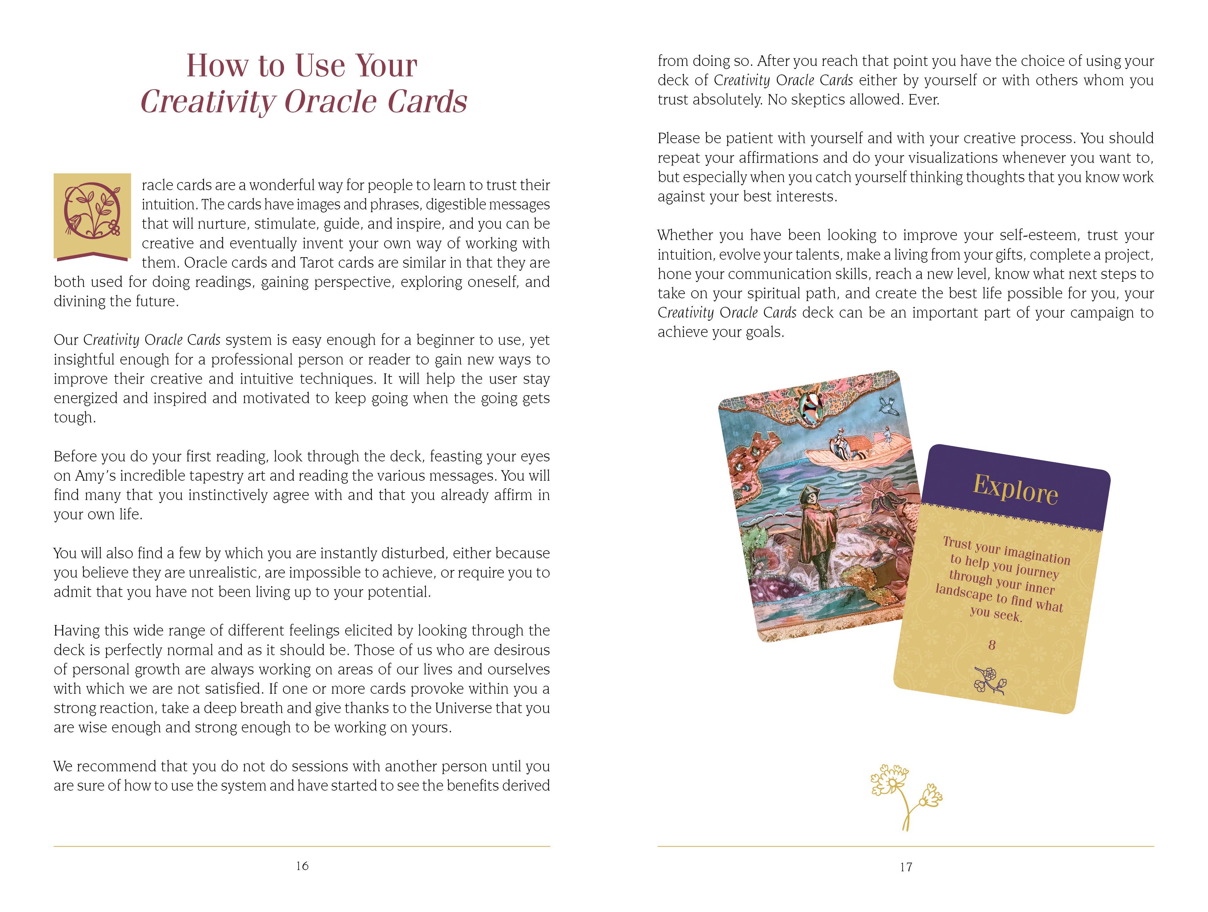 Schiffer Publishing - Vente Cartes de tarot - L'Oracle de la créativité3