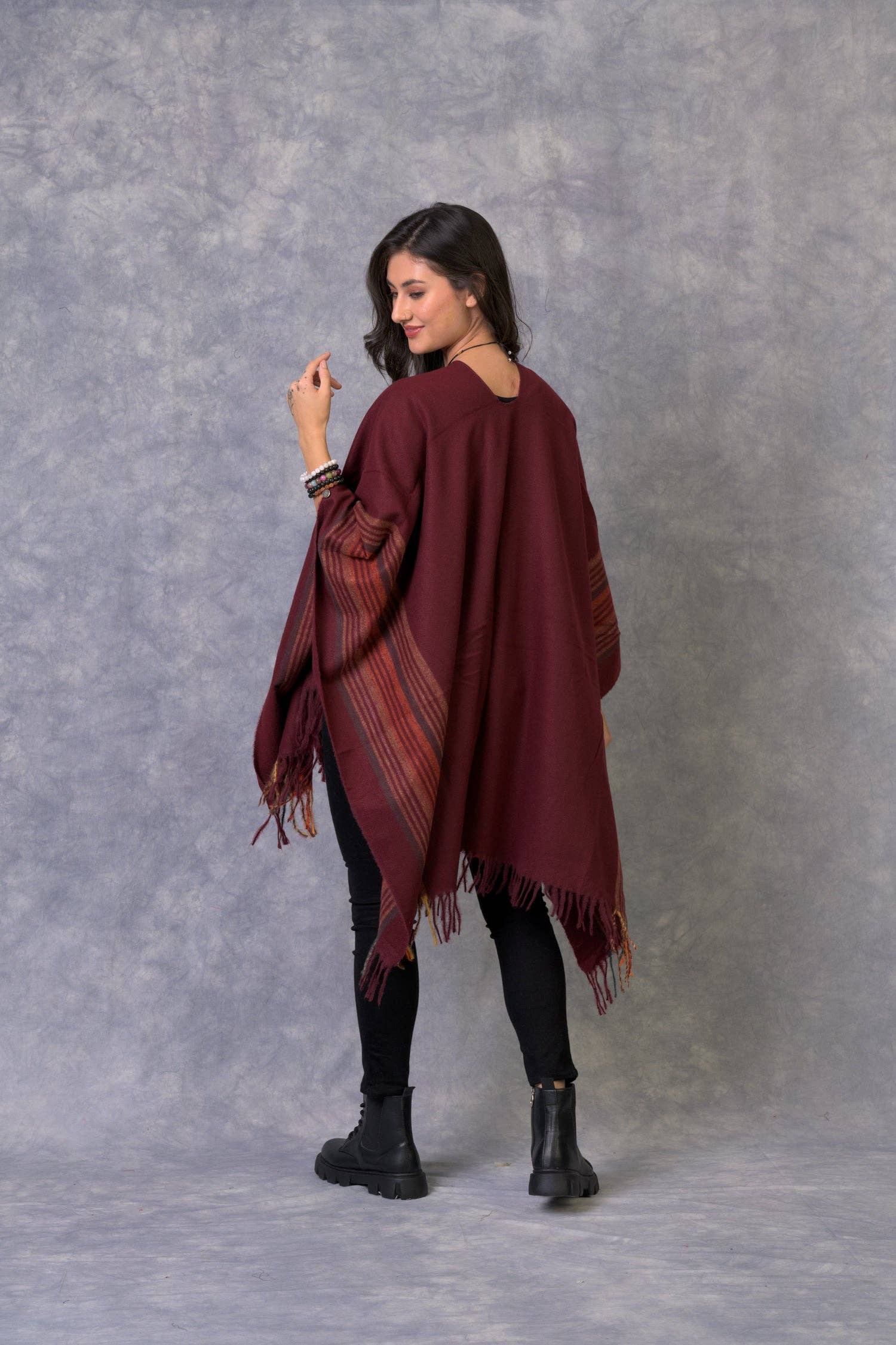 Assorted Rhea Opulent Poncho for wholesale on Faire12