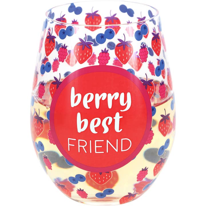 Bedste ven - 18 oz stilkfrit vinglas for engroshandel hos Pavilion