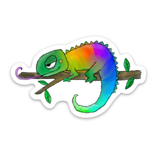 Kevin & Kaia – wholesale Sticker – Chameleon - Sticker0