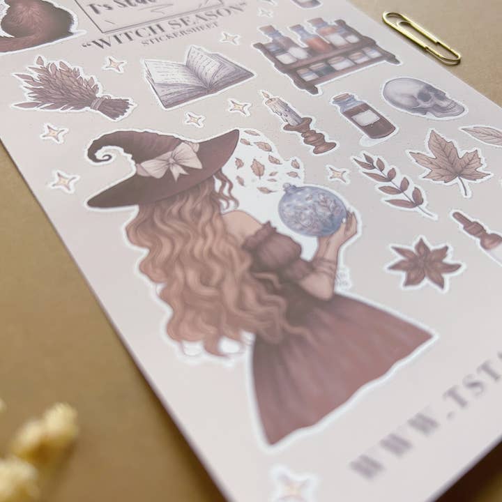 T's Stationery - Wholesale Sticker - "Witch Season" Sticker Sheet8