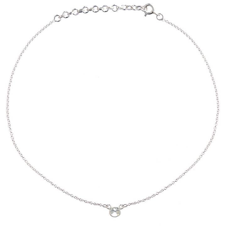 March Birthstone Necklace for wholesale by Suka Jewelry Store