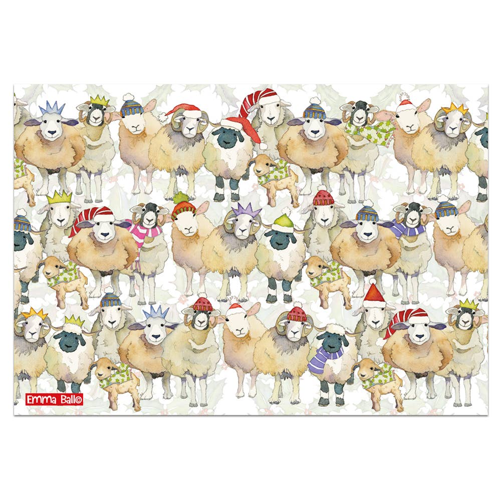 Emma Ball Ltd - Vendita all'ingrosso Puzzle - Adulti - Christmas Sheep 1000 Jigsaw Puzzle in scatola2