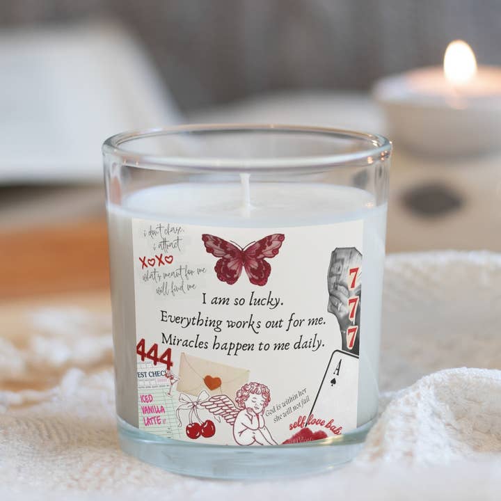 I am so Lucky, Soy Wax Candle, Non-Toxic, Canadian, Eco for wholesale by Emare Aroma