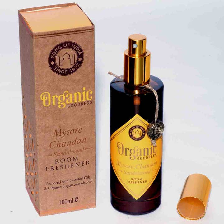 R. Expo/Song of India - Wholesale Room & linen spray - Sandal - Organic Goodness Room Freshner -