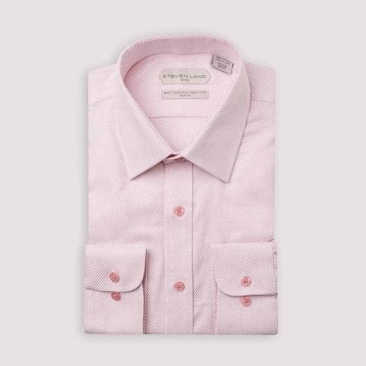 The Albero | Classic Collar | Button Cuff | Pink for wholesale by Steven Land