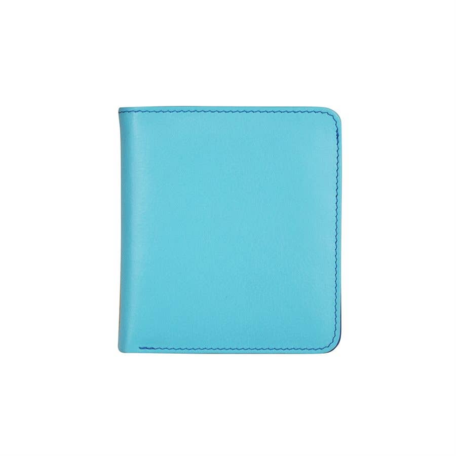 ili New York - Wholesale Wallet - Men's - 7831 Leather Bi-Fold Mini Wallet Two Tone9