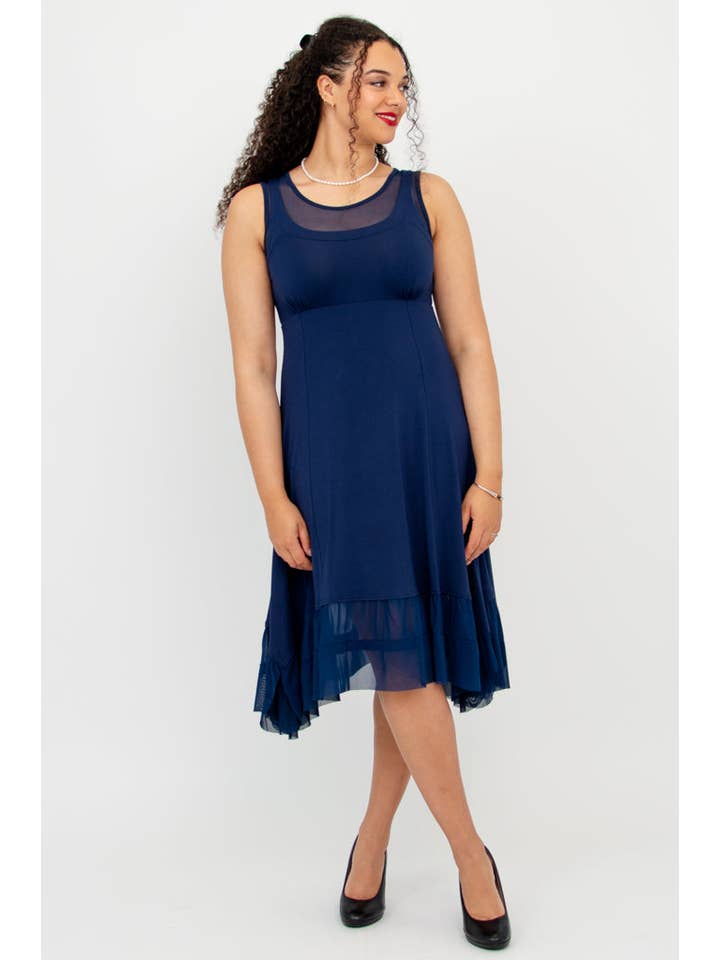 Blue Sky Clothing Co LLC - Vendita all'ingrosso Vestito - Donna - Abito Danube, indaco, bambù4