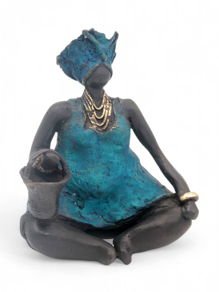Bronze Big Mama 20 cm blau Nr. 1 für den Großhandel von Lafi Bala