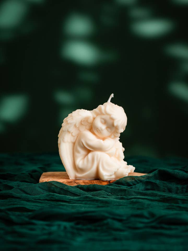 Angel Statue Candle for wholesale by Allure CA