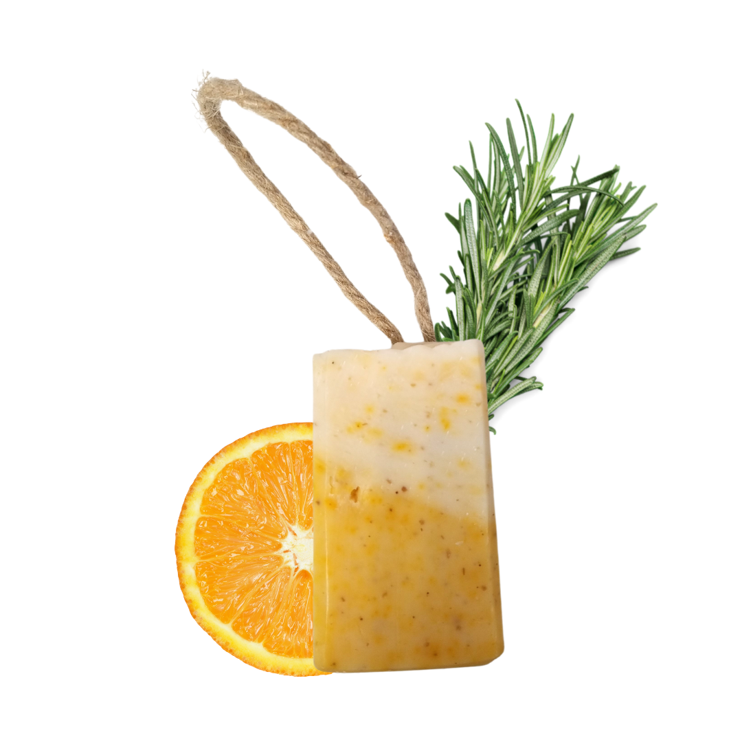 The Natural Spa Cosmetics - Wholesale Bar Soap - Rosemary Clementine Cold Press Soap on a rope - Palm Free5