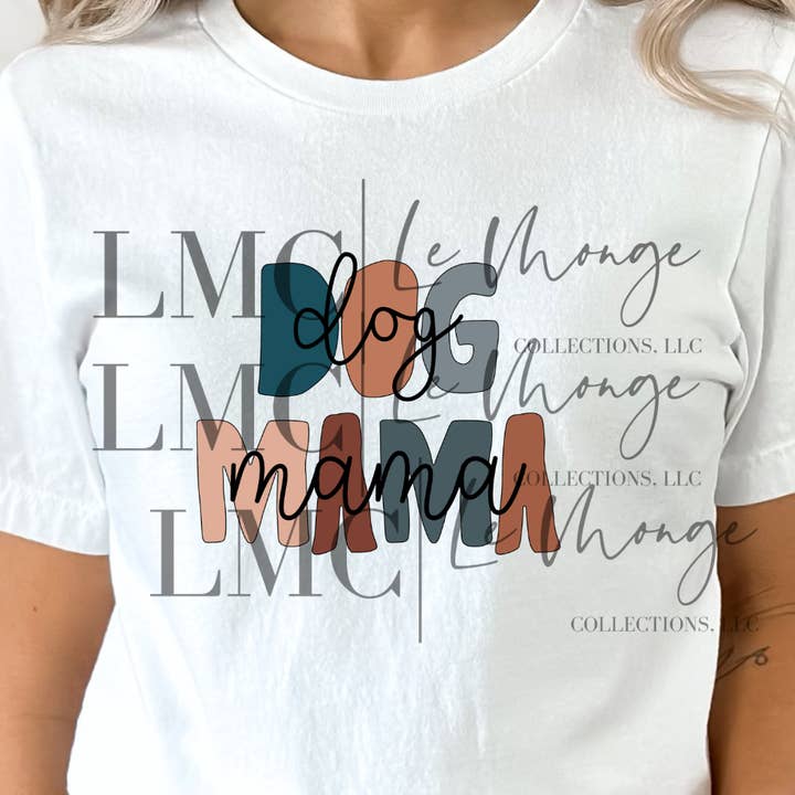 Dog Mama Sublimation Transfer, Dog Mom Sublimation Transfer for wholesale by Le Monge Collections, LLC