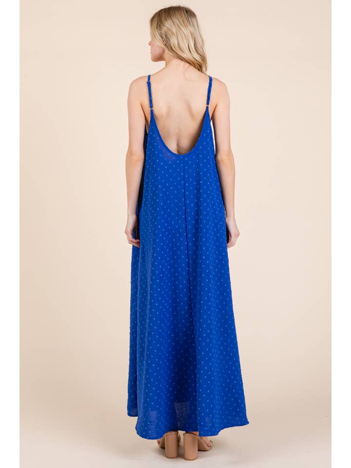 BOMBOM - Wholesale Dress - Women's - DA1630 SWISS DOT MAXI DRESS4