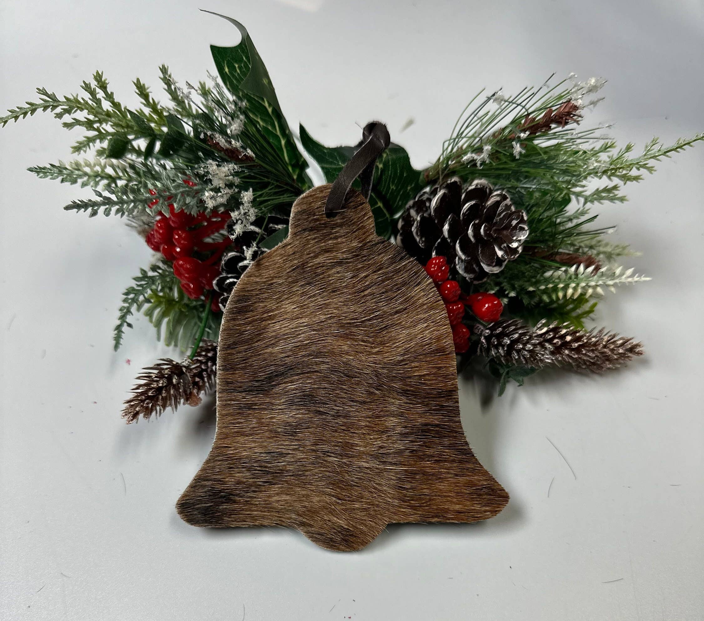 Cowhide Texas Store Inc - Wholesale Ornament Set - Cowhide Double-Sided Hair on Hide Christmas Ornament Box Set3