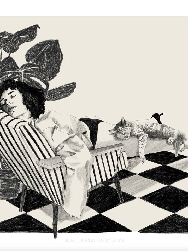 At The End Of The Day for wholesale by Peach & Clementine - Curated Print Collection