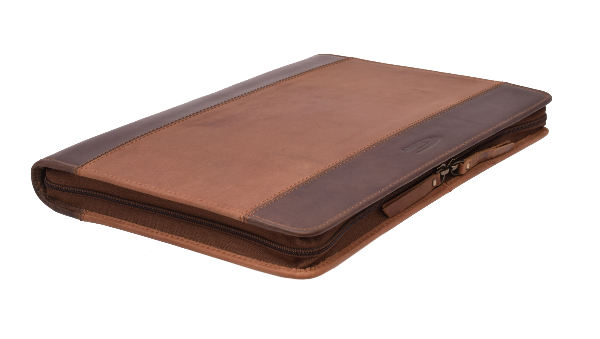 Menzo - Wholesale Folders - Menzo MB56 Conference Folder A4 Buffalo Leather/2-tone Brown2