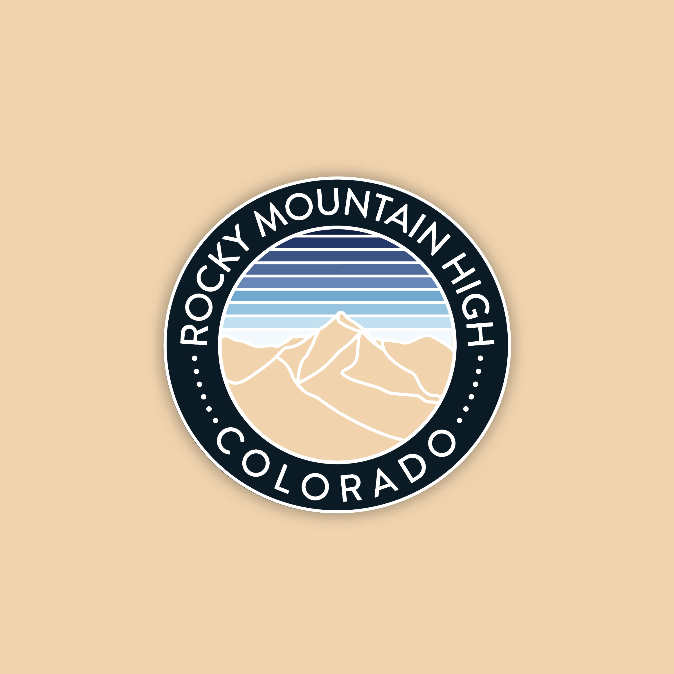 Snow Business USA - Wholesale Sticker - Rocky Mountain High Sticker1