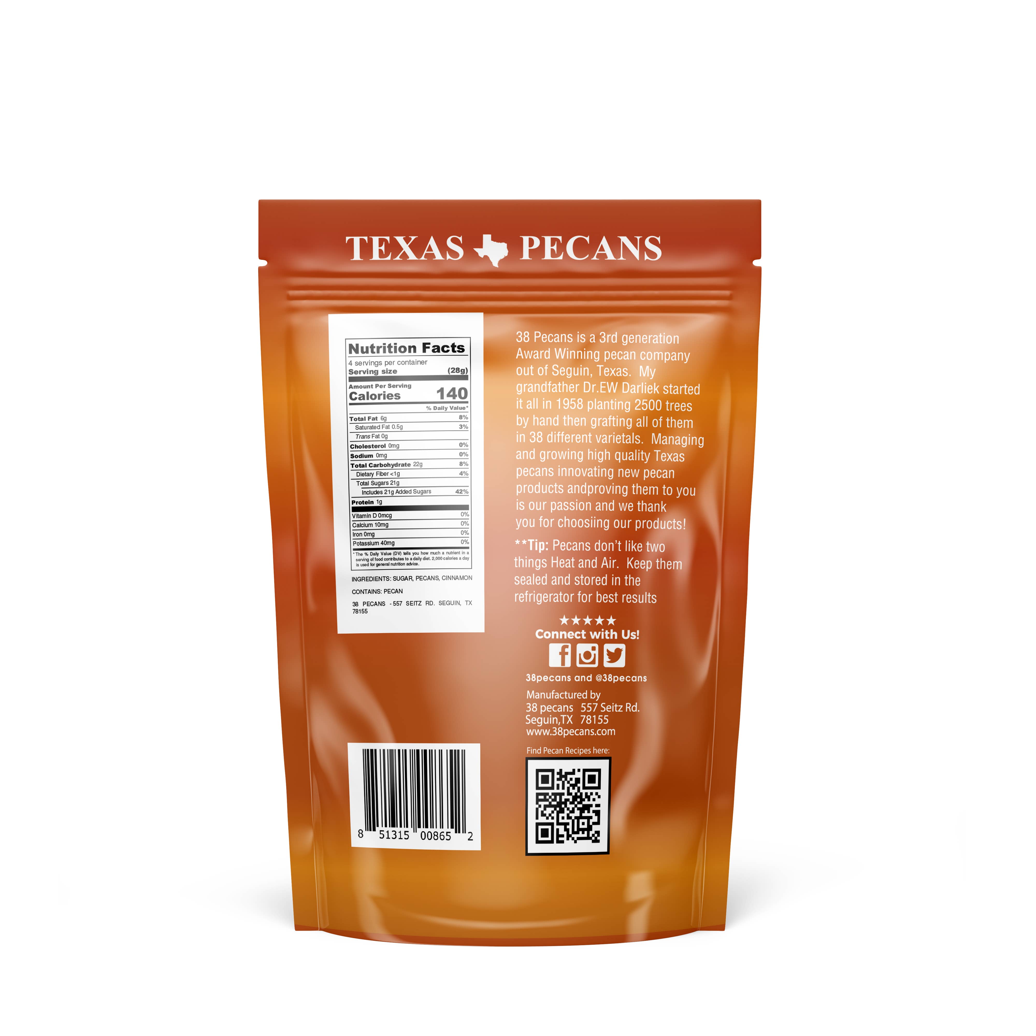 38 Pecans – wholesale Nuts – Cinnamon Spiced Pecans6