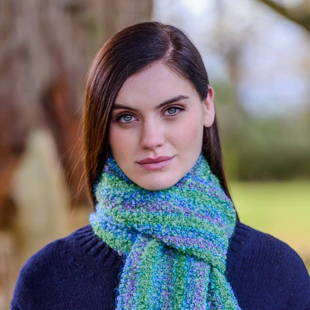 Mucros Weavers - Wholesale Scarf - Women's - Mohair Viscose Scarf 34A10