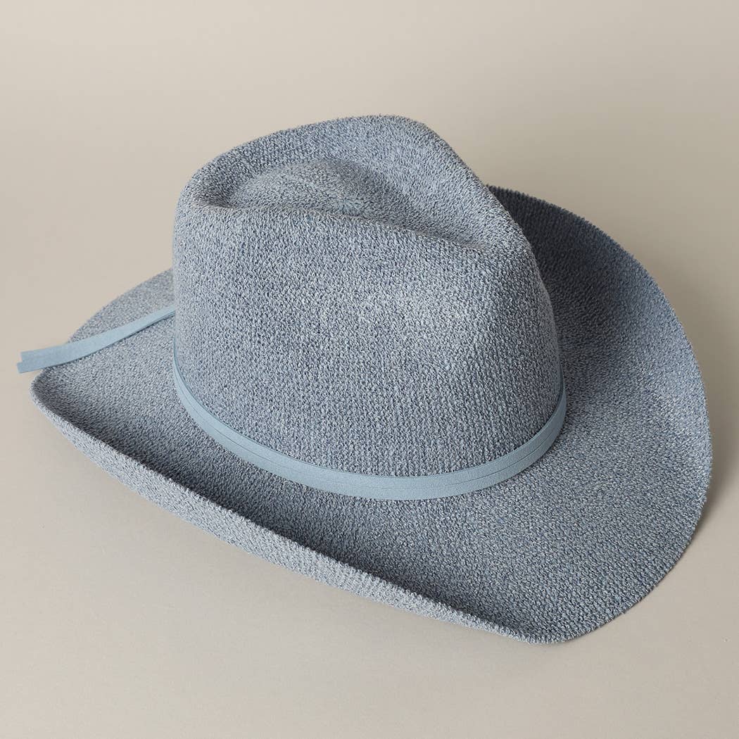 Fashion City – wholesale Cowboy Hat – Women’s – Solid Color Terry Cloth Cowboy Panama Adjustable Sun Hat
6