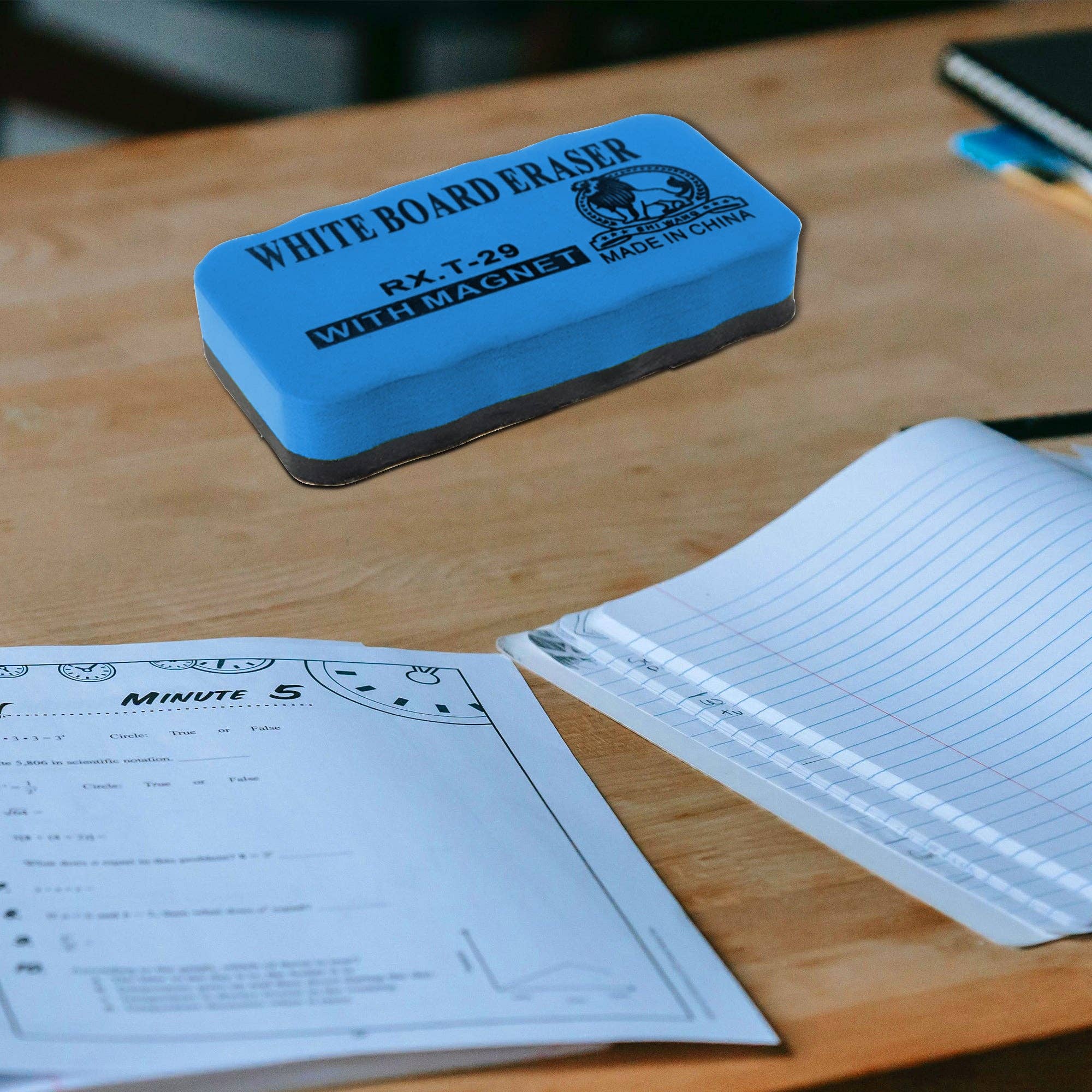 Ledsone - Vente Tableau blanc/tableau effaçable à sec - Effaceur à sec moderne pour tableau blanc avec tampon en feutre épais magnétique ~54917