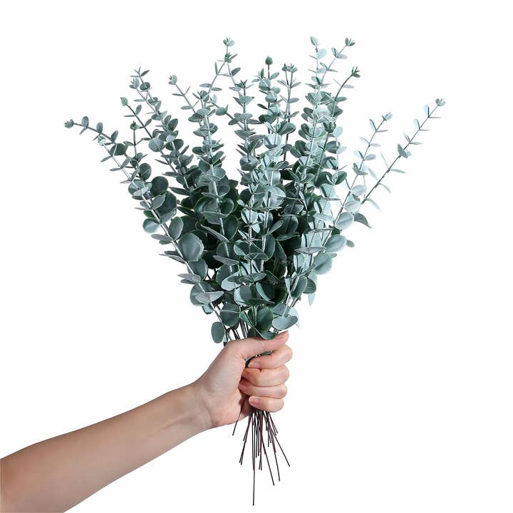 UniqueMartandHome - Wholesale Artificial plant - 24 PC Artificial Eucalyptus Stems for Home Decor7