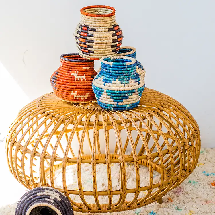 Waasiwolves – Engroshandel Pyntetallerken/skål – Pakke med 6 Olla Kurve3