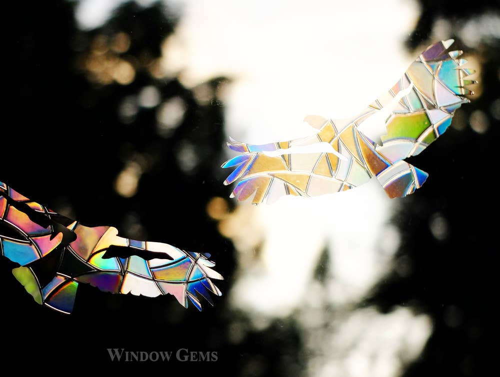 Window Gems - Wholesale Suncatcher - Redwood Mix Window Decals, Save birds from Window Collisions5