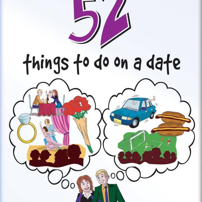 Boon Books – wholesale Card game – 52 Things to Do on a Date (pack of cards) by -0