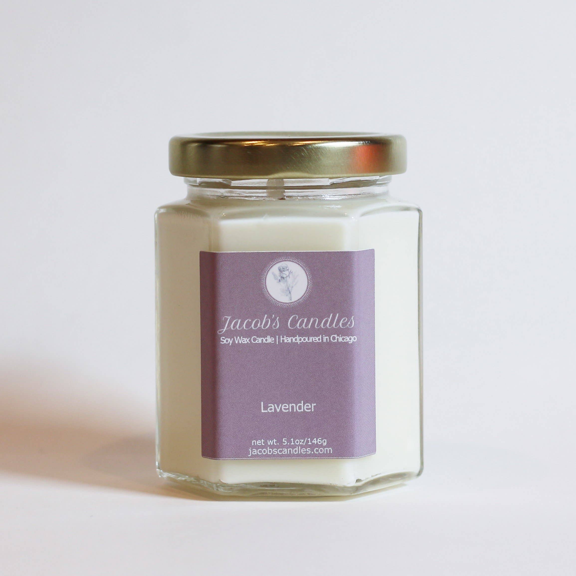 Jacob’s Candles - Wholesale Jar/Filled Candle - Lavender | Handpoured Soy Wax Candle