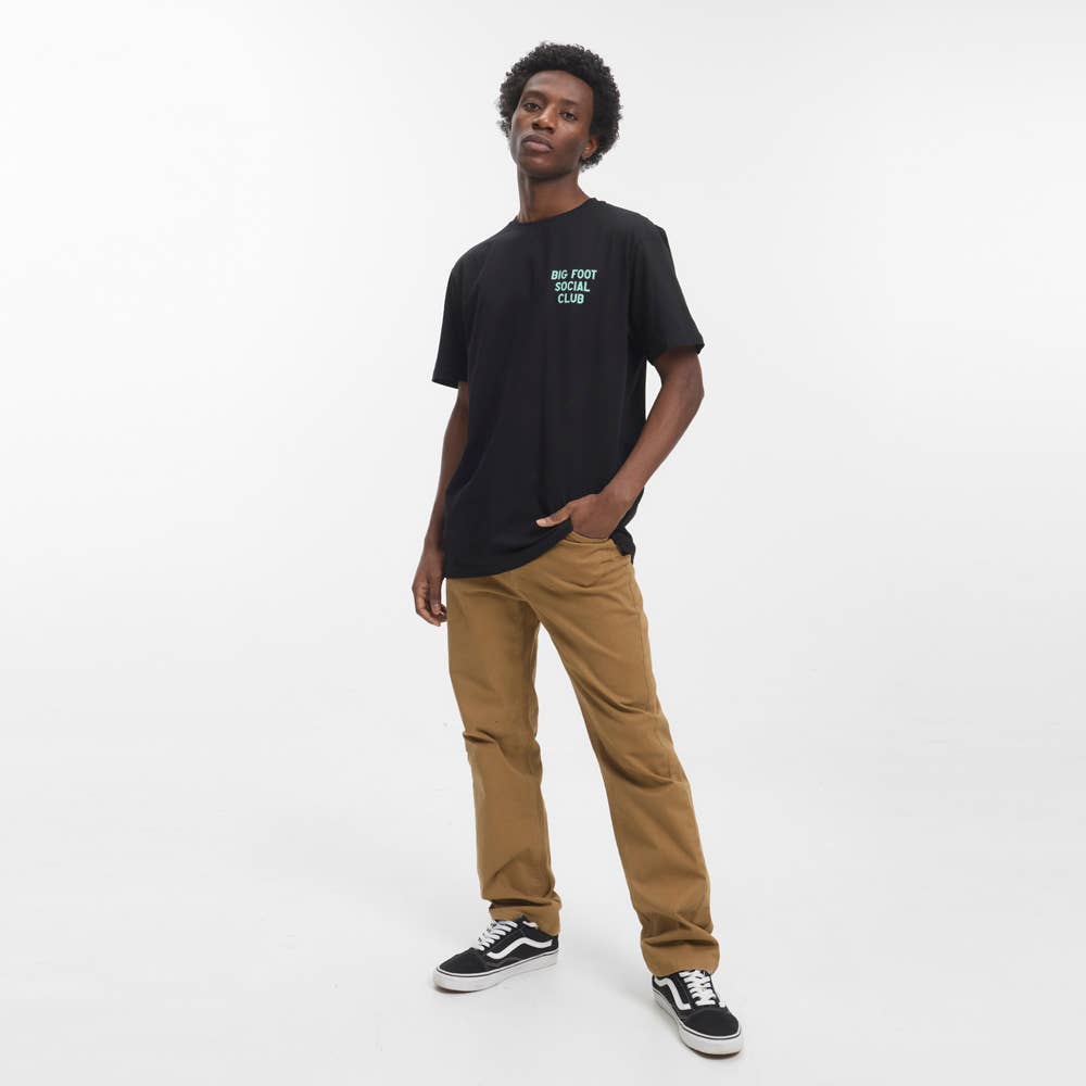 Hydroponic - Wholesale Screen Printed T-Shirt - Men's - Big Foot SS 01 - Black4