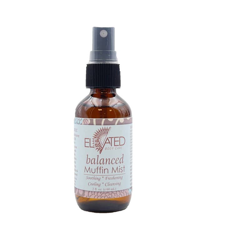Taylor's Naturals - Wholesale Feminine/Menstrual Support Drops - ELEVATED * Muffin Mist Natural Feminine Spray - Glass Bottle