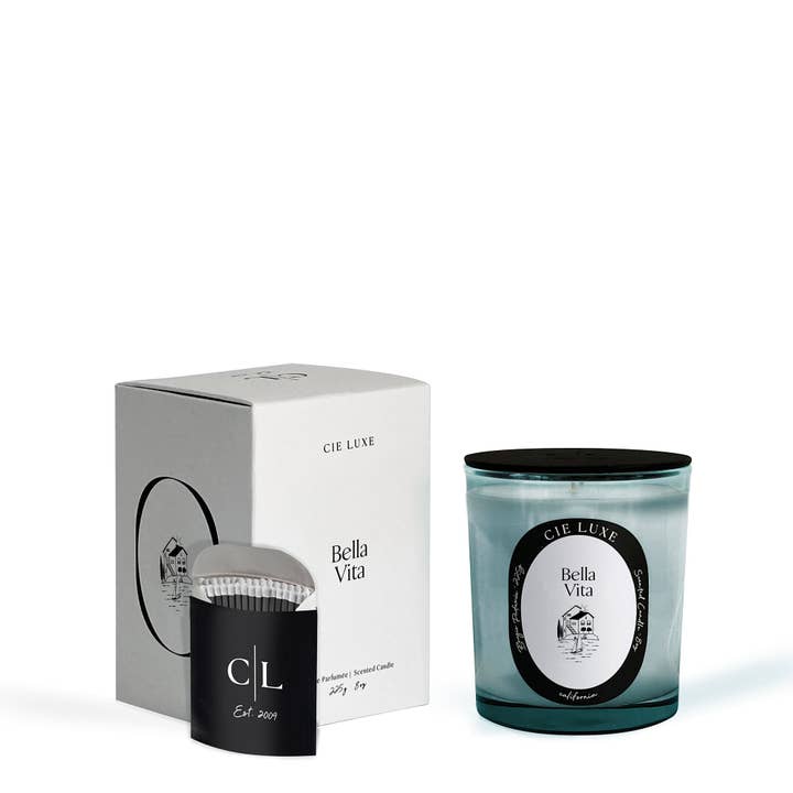 Bougie Bella Vita, 8 oz pour la vente par Cie Luxe California