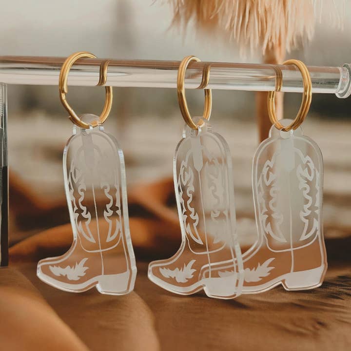 GoneWestDesigns - Wholesale Keychain - Women's - Cowboy Boot Keychain