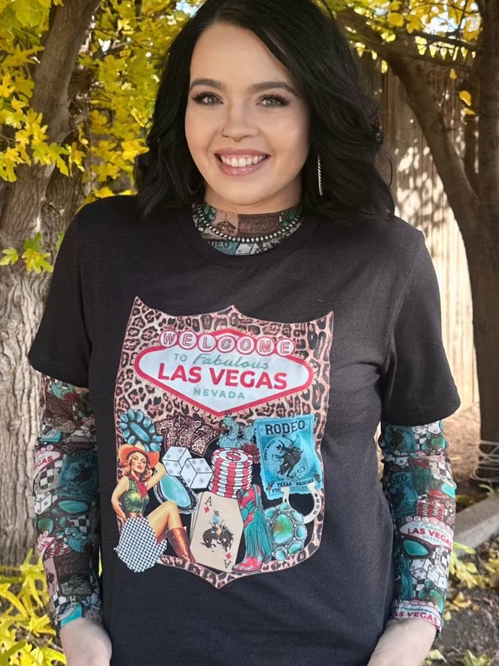 Viva Las Cowgirl Tee for wholesale by Sterling Kreek