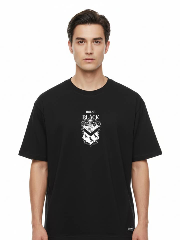 Official Harry Potter T-shirt - Black House for wholesale on Faire