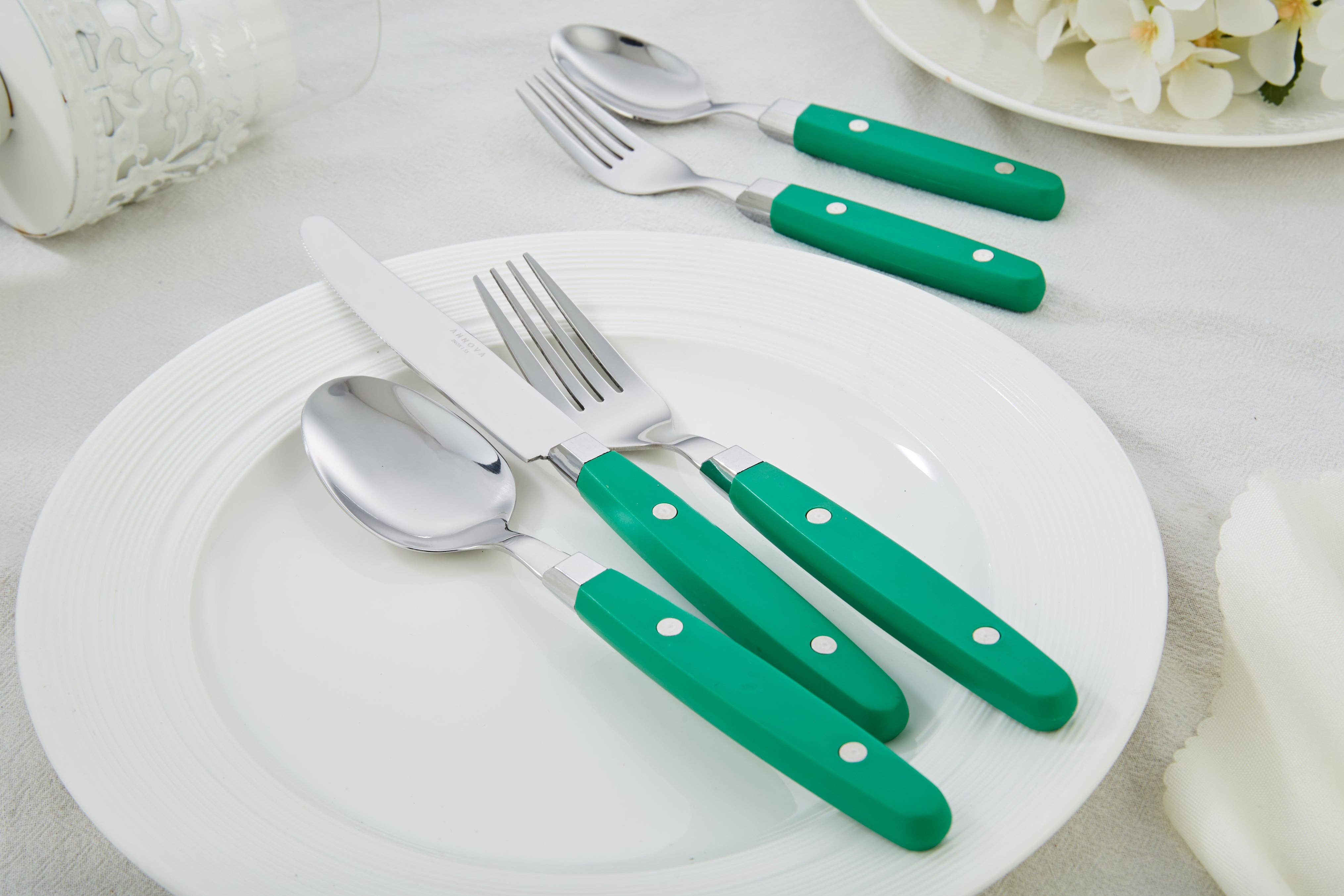 ANNOVA - Venta al por mayor Conjunto de cubiertos - Juego de Cubiertos Retro ANNOVA de 20 Piezas120